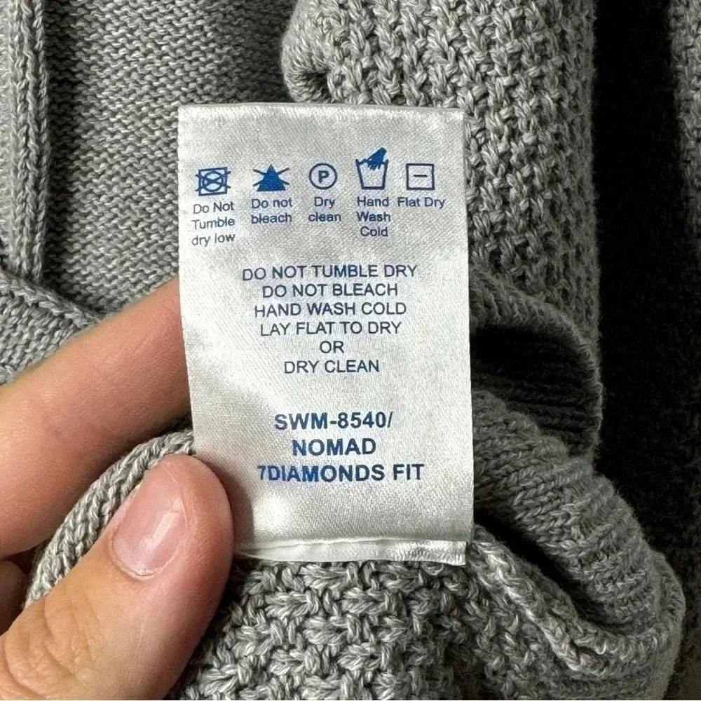 7 Diamonds Men’s Grey Sweater size XXL - Picture 6 of 7